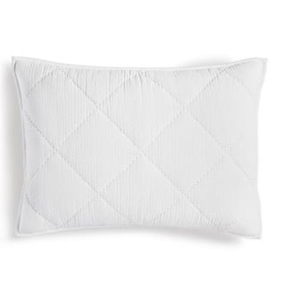 Hotel Collection Dobby Diamond Quilted Sham, King, pillow sham quilted case - Picture 3 of 7